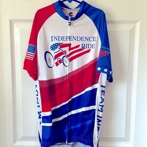 EUC Independence Ride commemorative bike rider shirt supporting wounded warriors